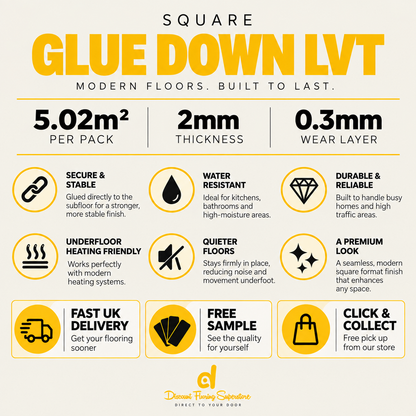 Grey Office Style - Glue Down LVT
