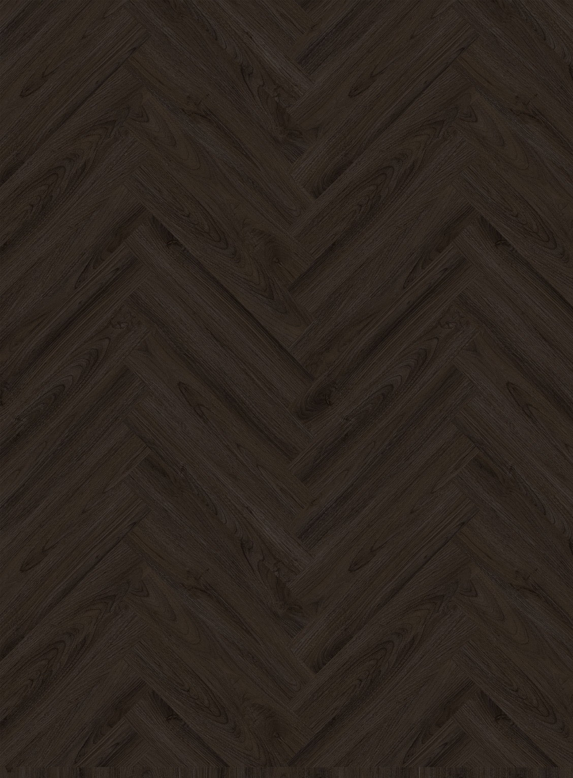 Black oak herringbone glue down lvt