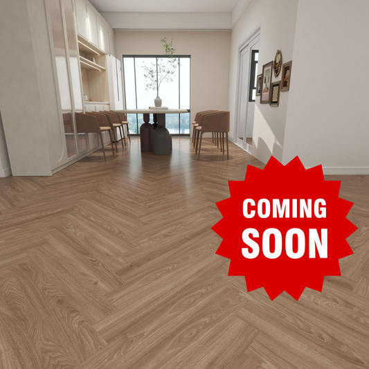 Warm Chestnut Herringbone