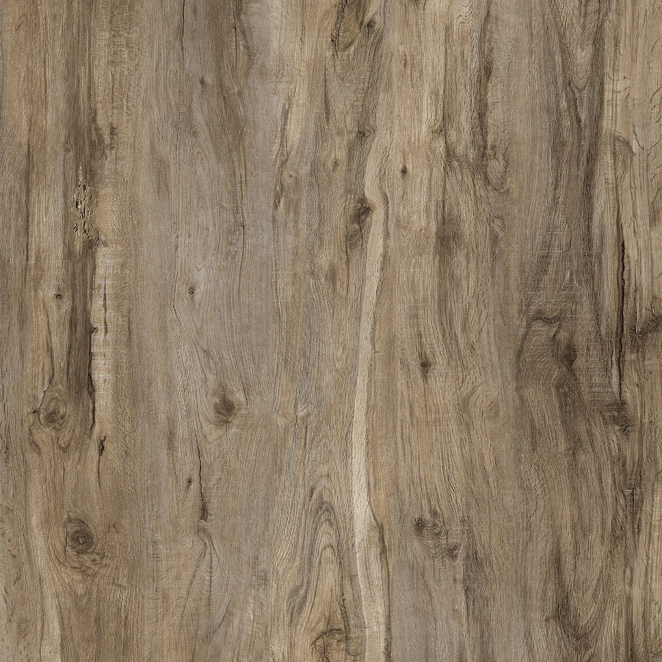 A close-up of a wood grain surface with natural brown and beige tones, shown as a material or finish sample. A white strip at the bottom includes the text 'OAK' and 'RUNM1140-2'.
