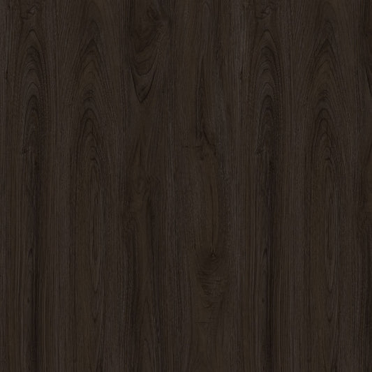 Dark brown wood grain texture sample . 