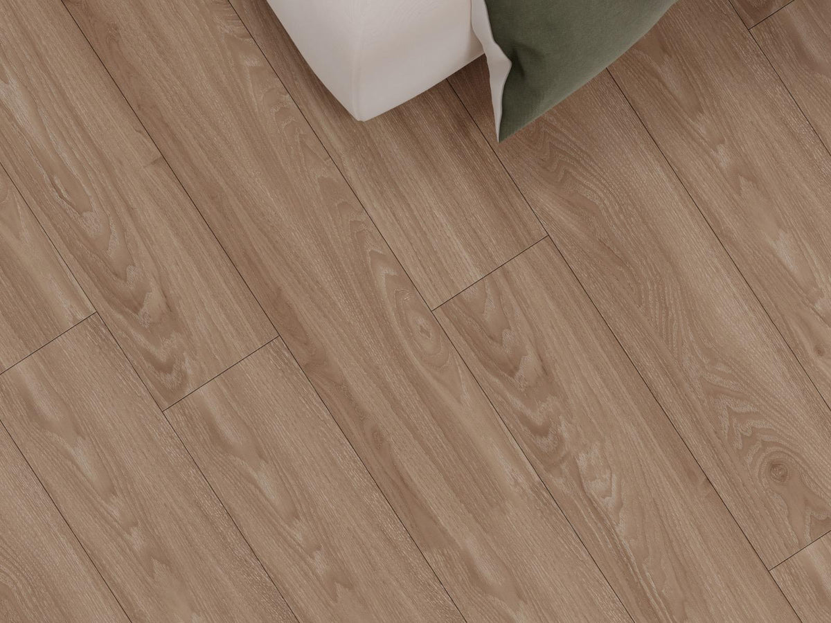 Warm Chestnut wood LVT flooring