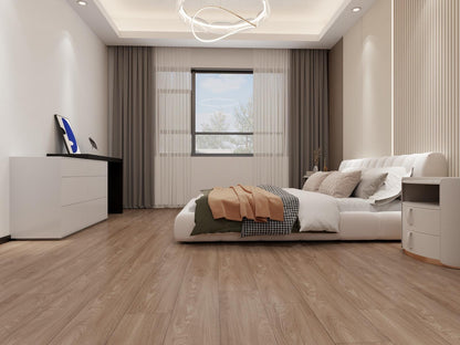 Warm Chestnut LVT flooring